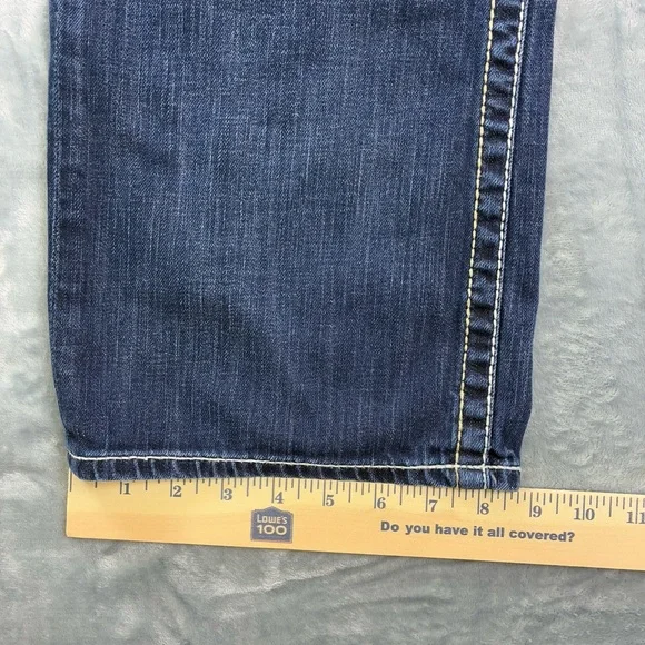 Big Star Pioneer Boot Mens Jeans Size 33L Distressed Cowboy Western Rodeo - Picture 8 of 16